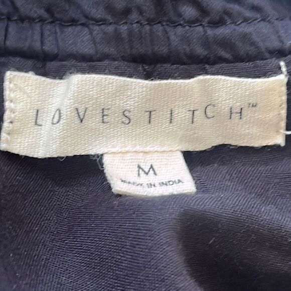 Lovestitch Briar Satin Embroidered Black Bomber Jacket Women’s Medium - Picture 9 of 10